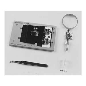 Keysight 16192A/701/710 SMD Test Fixture with Magnifying Lens & Tweezers