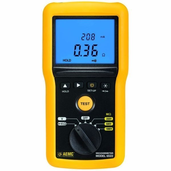 AEMC 6522 Insulation Tester, 10-1000V, Up to 200GΩ