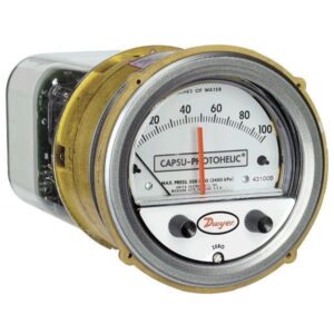 Dwyer Instruments 43000B-20CM Analog Pressure Gauge