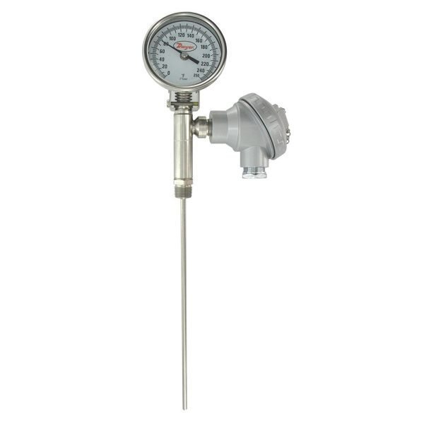 Dwyer Instruments BTO59041 Bimetal Thermometer with Transmitter Output