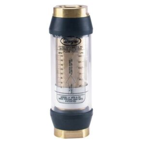 Dwyer Instruments HFH-2-05 In-Line Flow Monitor, 0.5-5 GPM, 1/2" NPT