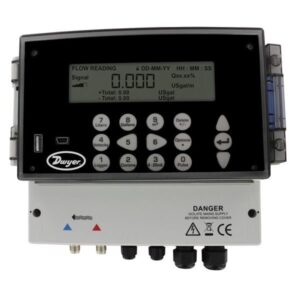 Dwyer Instruments UFC-122 Ultrasonic Flowmeter Set, 0.5-4.5 inch Pipe