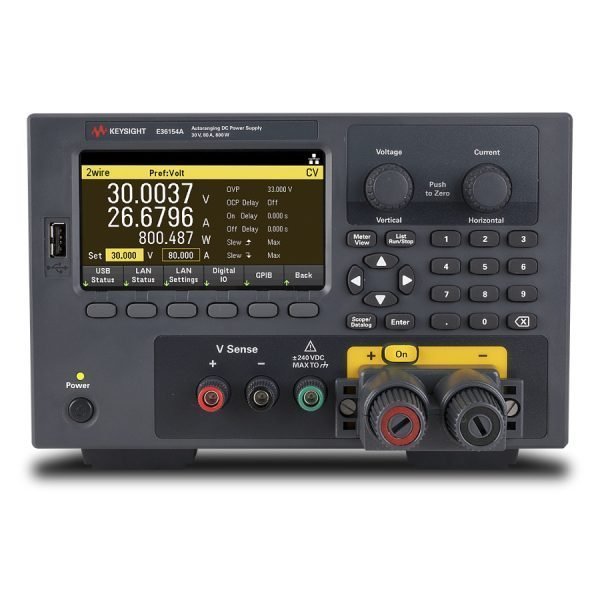 Keysight E36154A Autoranging DC Power Supply, 30V, 80A, 800W