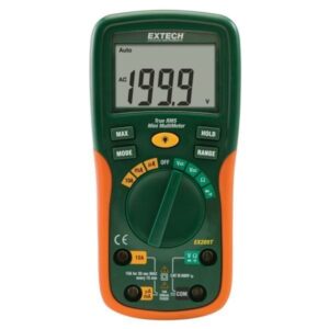 Extech EX205T True RMS Multimeter with 2000-Count Dual LCD