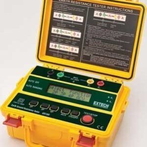 Extech GRT300 Ground Resistance Tester, 4-Wire, 3-Wire, 2-Wire, 2-2000 Ohm