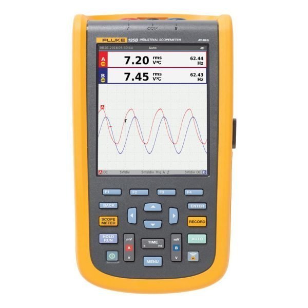 Fluke 124B/NA/S Industrial ScopeMeter Handheld Oscilloscope