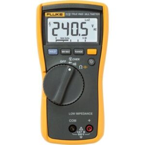Fluke 113 Digital Multimeter with VCHEK LoZ, True-RMS, CAT IV 600V