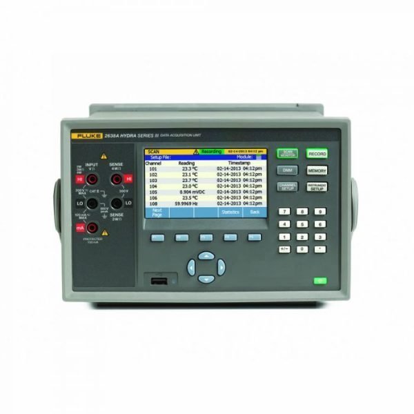 Fluke Calibration 2638A/05/C 120 Multifunction Data Logger, 22 Inputs