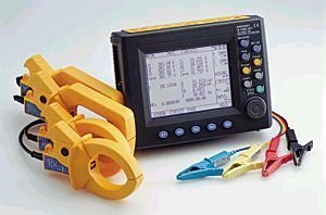 Hioki 3169-21-01/1000 Clamp-on Power Logger, 3-Phase, 5A-5000A