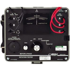 Megger 560060 Motor and Phase Rotation Tester, 600V