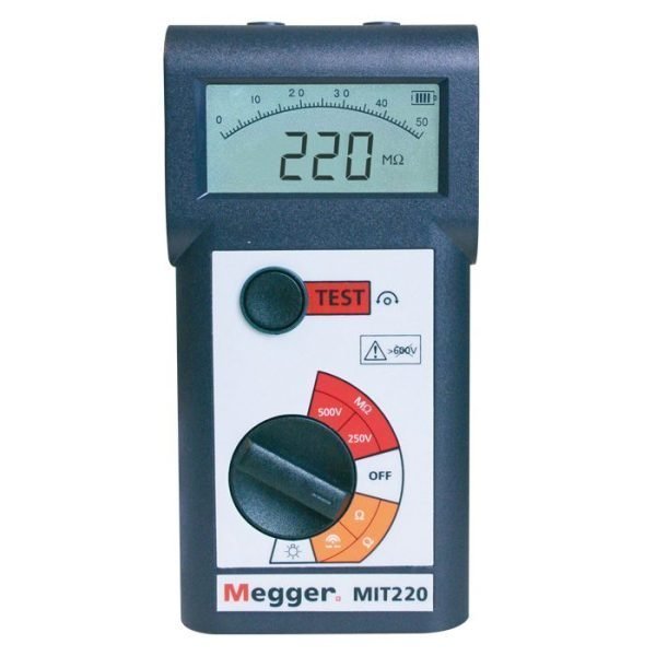 Megger MIT220 Insulation Tester, 1000V, Continuity & Data Logging