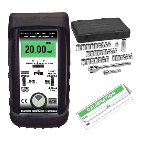 PIE 334-T-VIP Loop Calibrator Kit with Vibration Test & Accessories