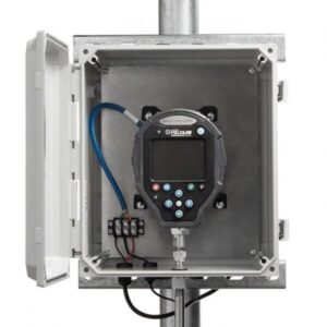 Ralston Instruments FLP1-GR-QF-EH FieldLab Outdoor Enclosure Kit, 3k PSI, 1/4 NPT, Pole Mount