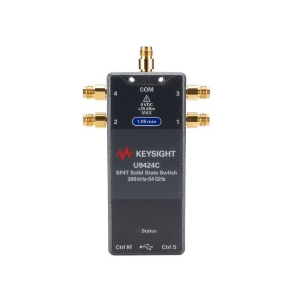 Keysight U9424C Solid State FET Switch, SP4T, 300 kHz-54 GHz