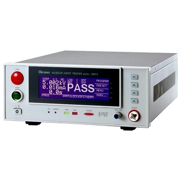 Chroma 19073 Hipot Tester AC/DC/IR, Sentry 30 Plus, RS-232, 19070 Series
