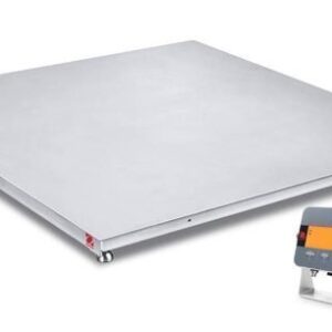 Ohaus i-DF33XW2500C1L Defender 3000 Washdown Floor Scale, 2500 lb x 0.5 lb, 4' x 4'