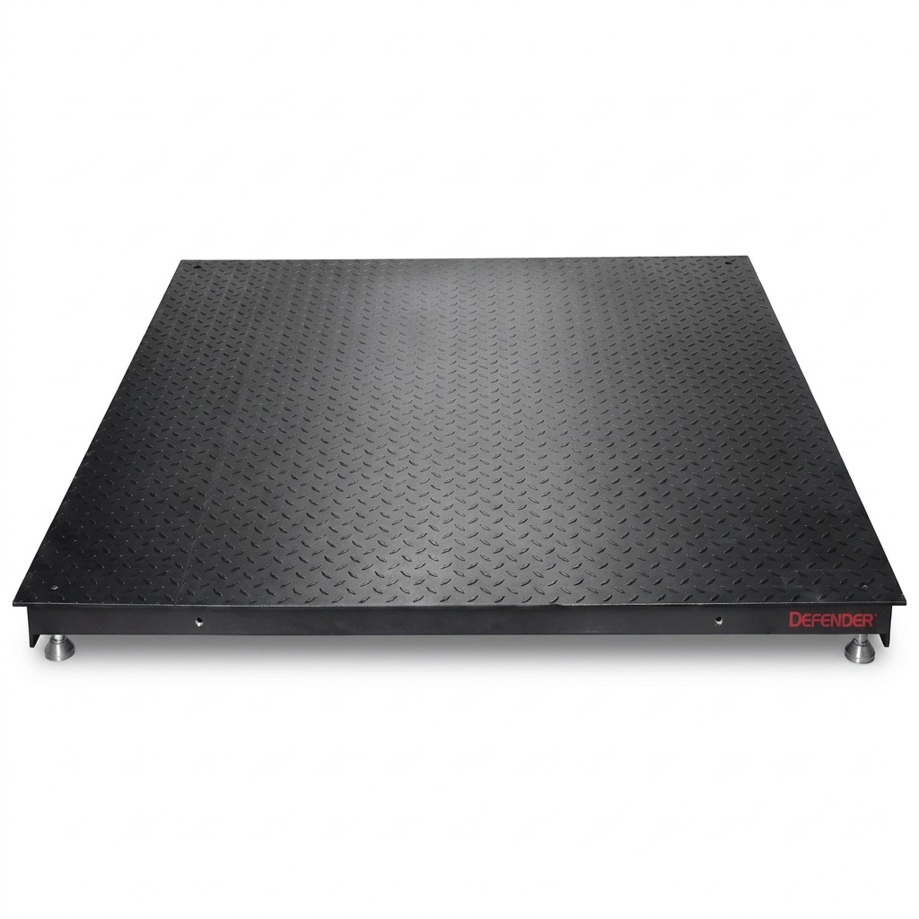 Ohaus i-DF5000C1L Defender 3000 Washdown Floor Scale, 4'x4', 5000 lb