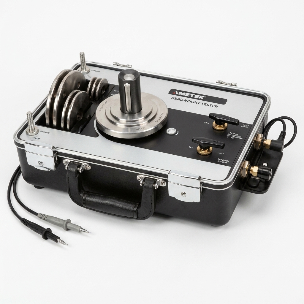 Ametek MG PK2-654WC-SS-1B Deadweight Tester, 4 inH2O to 30 PSIG