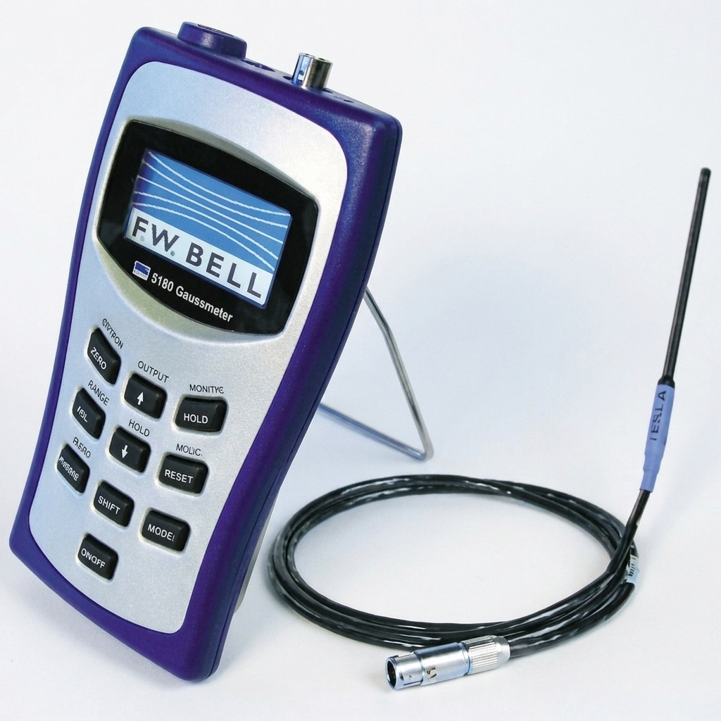 FW Bell 5180 Gaussmeter with DSP, USB Interface, and Transverse Probe
