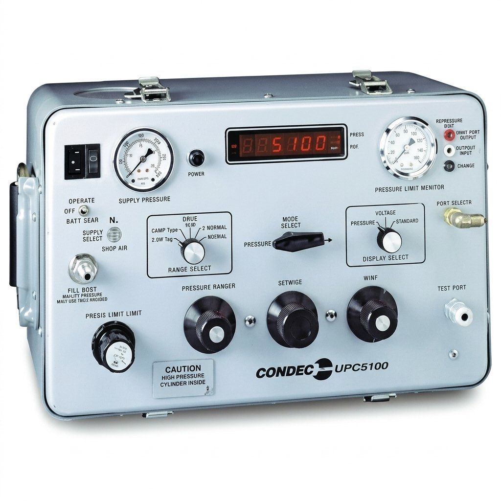 Condec UPC5100BA Pressure Calibrator, 5 Ranges, ±0.05% F.S.